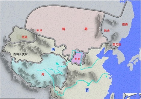 晋朝地图——古代两晋时期的中国版图介绍